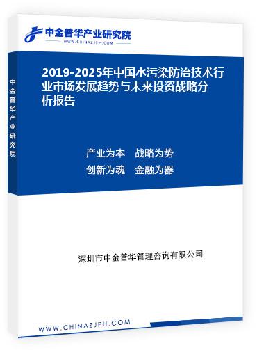 2019-2025年中國(guó)水污染防治技術(shù)行業(yè)市場(chǎng)發(fā)展趨勢(shì)與未來投資戰(zhàn)略分析報(bào)告